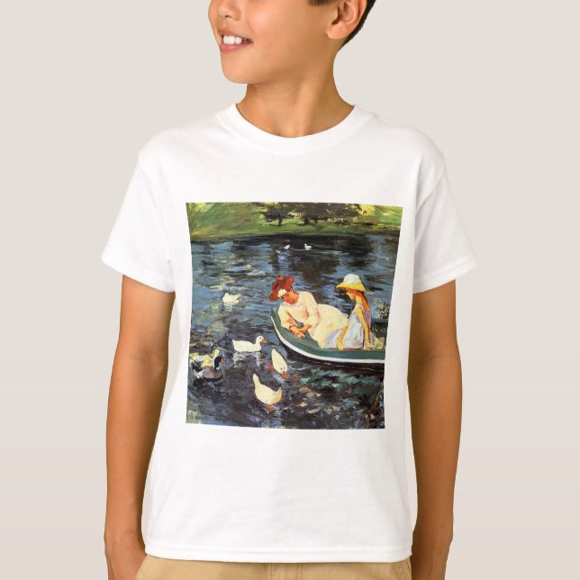 Camiseta Tiempo de verano (por Mary Cassatt) (Anverso)