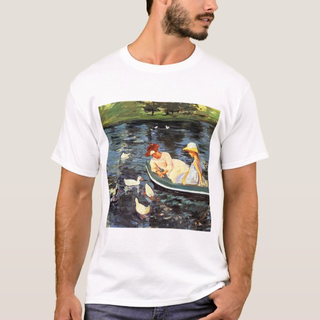 Camiseta Tiempo de verano (por Mary Cassatt) (Anverso)