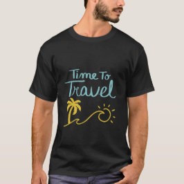 Camiseta Tiempo De Viajar A La Playa