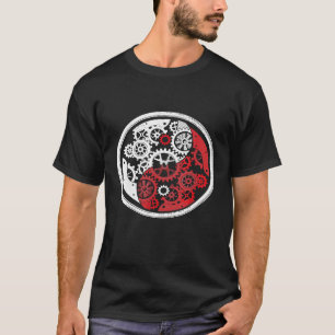 Camiseta Tiempo De Vigilancia Mecánica De Yin Y Yang