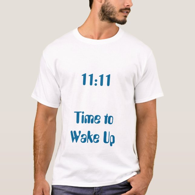 Camiseta Tiempo del 11:11 para despertar (Anverso)