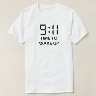 Camiseta tiempo del 9:11 para despertar