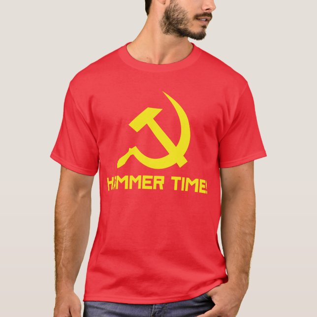 Camiseta ¡Tiempo del martillo! (Anverso)