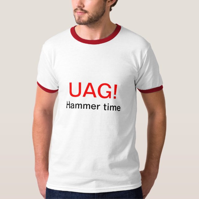 Camiseta Tiempo del martillo de UAG (PARADA) - codón de la (Anverso)