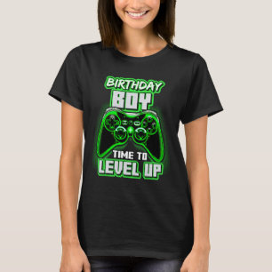 Camiseta Tiempo Del Niño Para Nivelar El Juego De Videos Cu