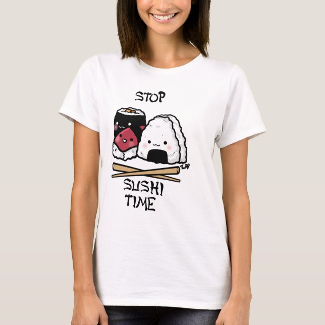 Camiseta ¡Tiempo del sushi! (Anverso)