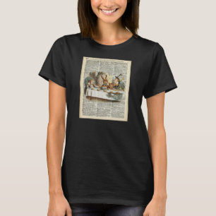 Camiseta Tiempo del té de la mañana de Alicia