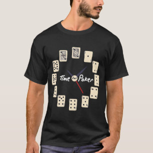 Camiseta Tiempo del torneo de juegos de cartas para el póqu