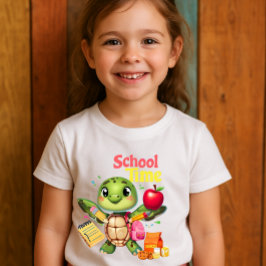 Camiseta "Tiempo escolar" de vuelta a la escuela