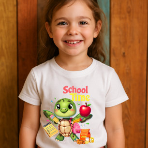 Camiseta "Tiempo escolar" de vuelta a la escuela