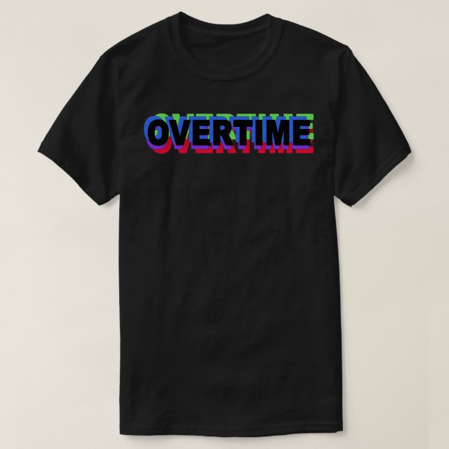 Camiseta Tiempo extra (Diseño del anverso)