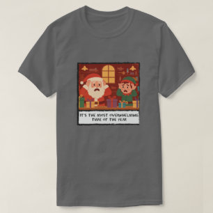 Camiseta Tiempo más abrumador Divertido Navidad