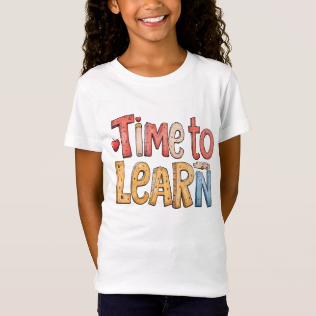 Camiseta Tiempo para aprender (Anverso)