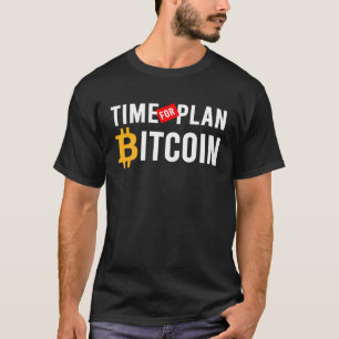 Camiseta Tiempo para criptodivisa del plan B y cadena de bl