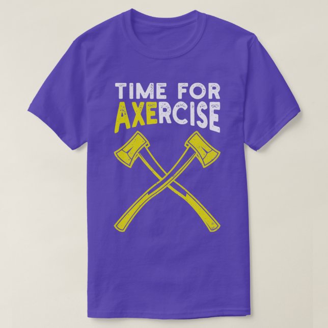 Camiseta Tiempo Para Ejercicio De La Formación Pun Gimnasio (Diseño del anverso)