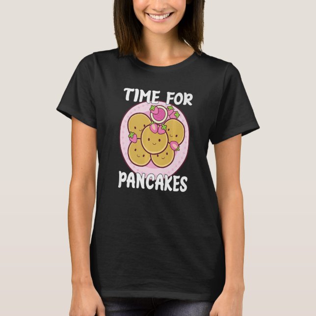 Camiseta Tiempo Para El Panqueque Infantil De Pancakes (Anverso)