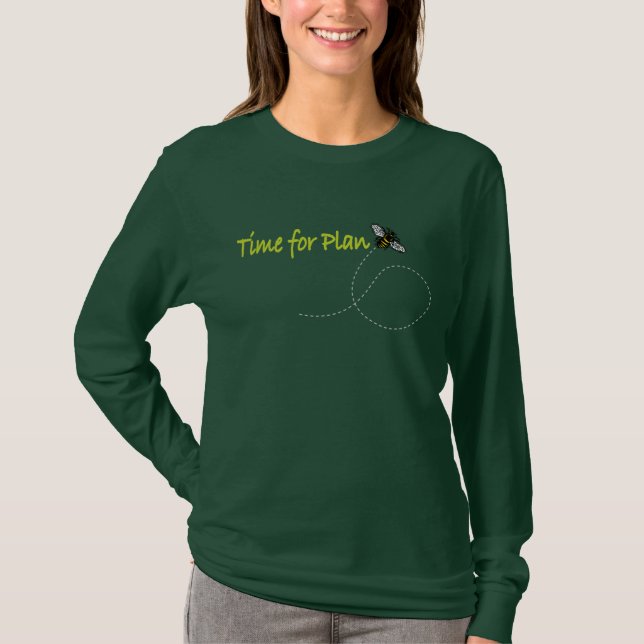 Camiseta Tiempo para la Abeja del Plan (Anverso)