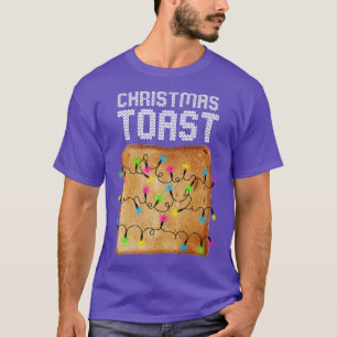 Camiseta Tiempo Para Los Navidades Toast Bread Face Navidad