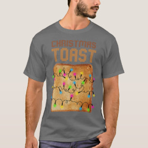 Camiseta Tiempo Para Los Navidades Toast Bread Face Navidad