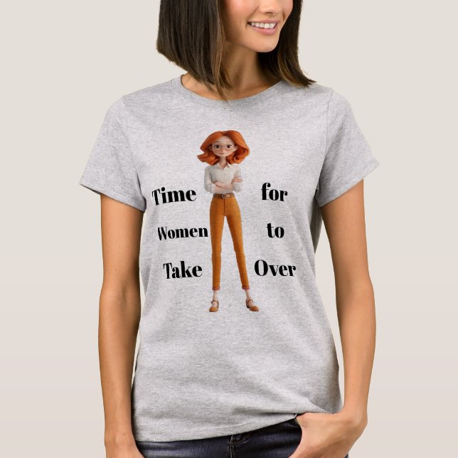 Camiseta Tiempo para Mujeres (Anverso)