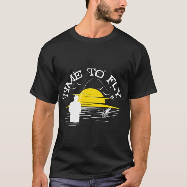 Camiseta Tiempo para Pescar con Mosca (Anverso)