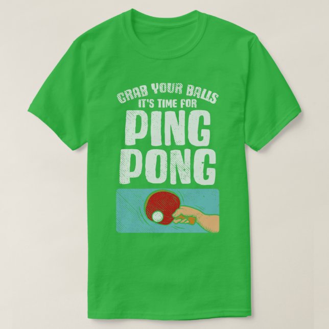 Camiseta Tiempo Para Ping Pong (Diseño del anverso)