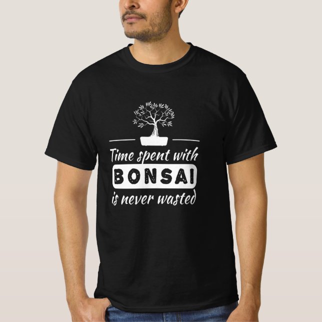 Camiseta Tiempo pasado con Bonsai (Anverso)