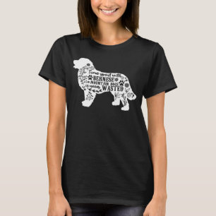 Camiseta Tiempo Pasado Con Perro De Montaña Bernés