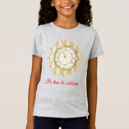 Camiseta Tiempo Plateado Oro