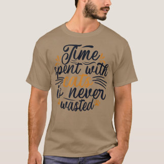 Camiseta Tiempo que pasa con gatos gatos gatos gatos gatos