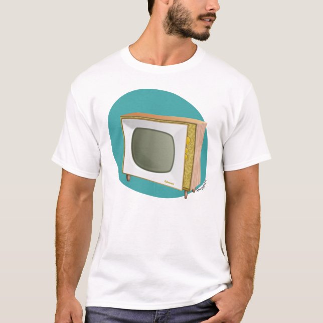 Camiseta ¡Tiempo retro de la TV! (Anverso)
