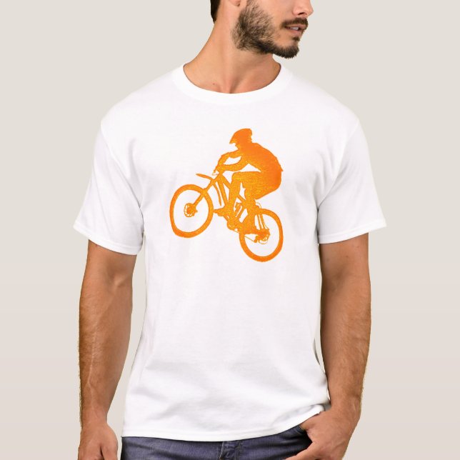 Camiseta Tiempos de montaña de la bici (Anverso)