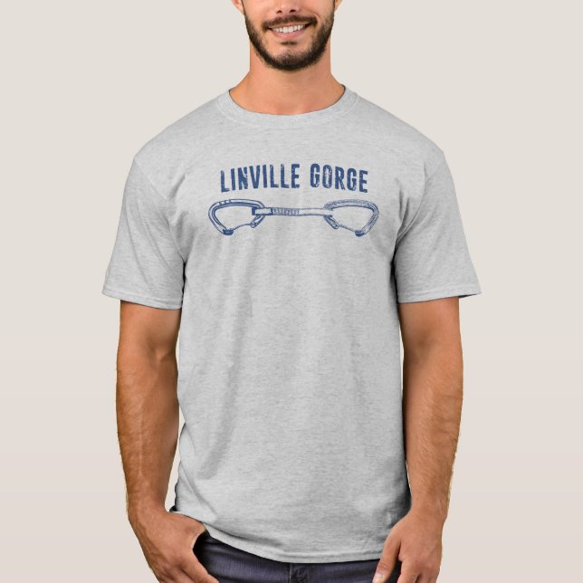 Camiseta Tiempos rápidos de escalada de la garganta de Linv (Anverso)