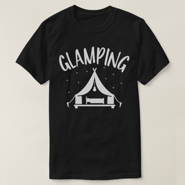 Camiseta Tienda de acampada de glamour (Diseño del anverso)