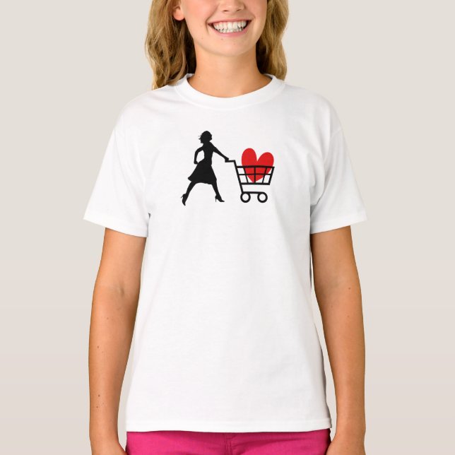 Camiseta Tienda de amor, compras de amor (Anverso)