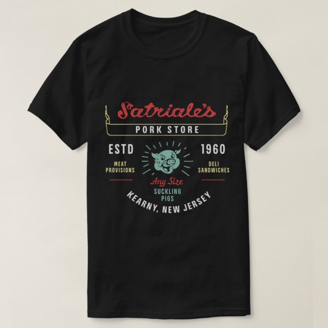 Camiseta Tienda de carne divertida de cerdo Satriales Lover (Diseño del anverso)