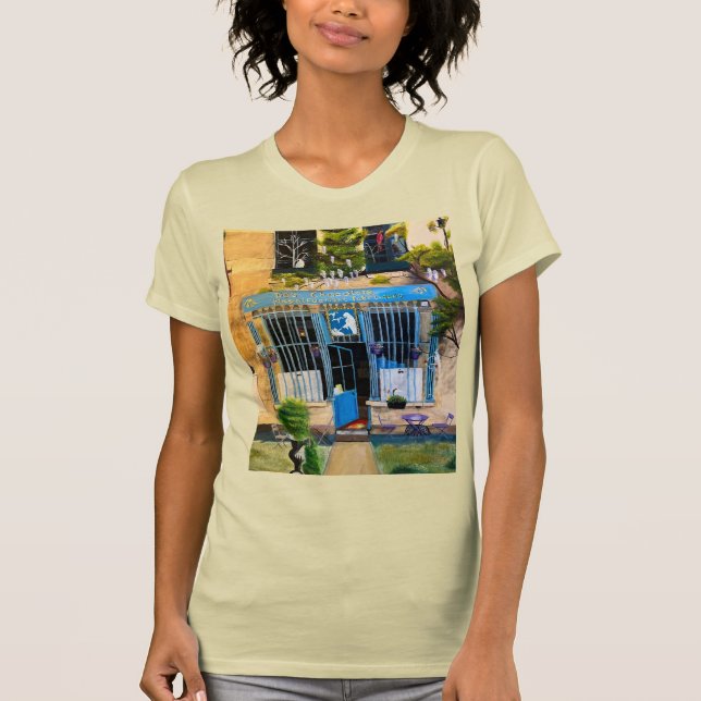 Camiseta Tienda De Chocolat Parisiense, Por Gary Poling (Anverso)
