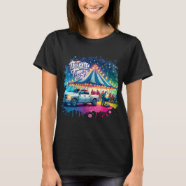 Camiseta Tienda de Fiesta horario del portón trasero