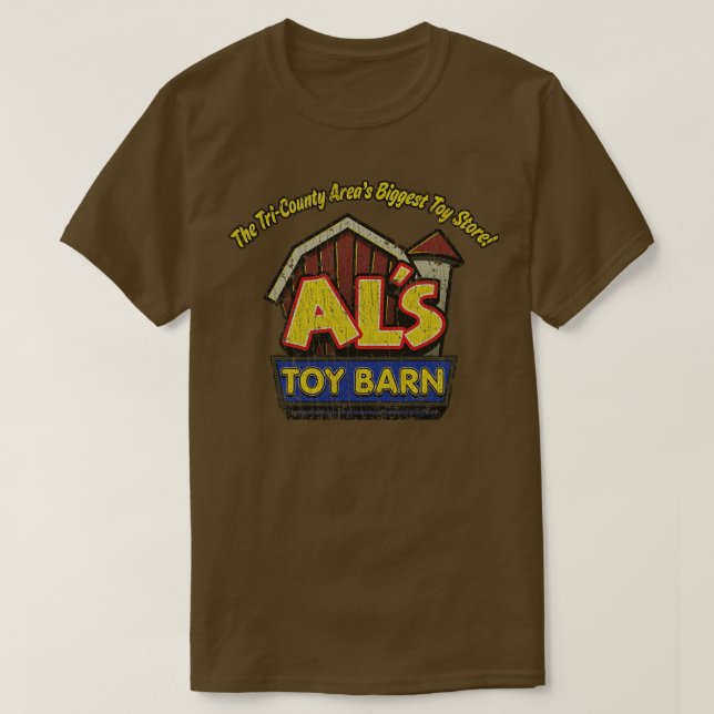 Camiseta Tienda de juguetes Als Toy Barn 1995 (Diseño del anverso)