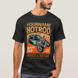 Camiseta Tienda de Mecánica de NOMBRES Personalizados de Ho