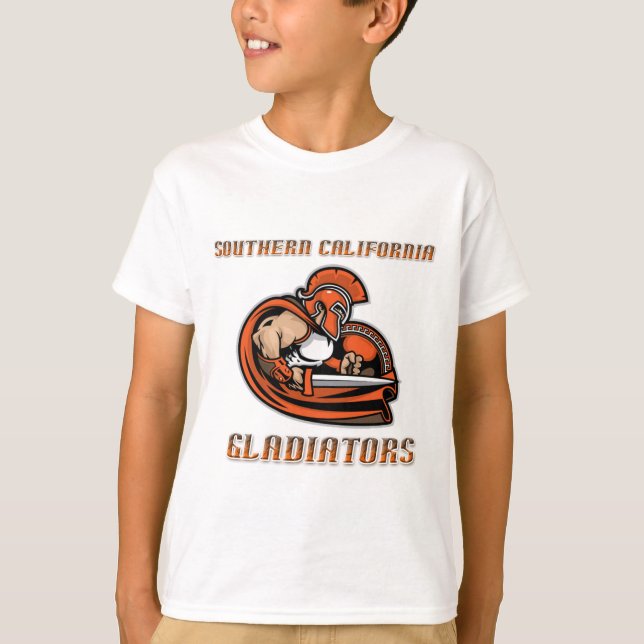 Camiseta Tienda de Merch de los gladiadores (Anverso)
