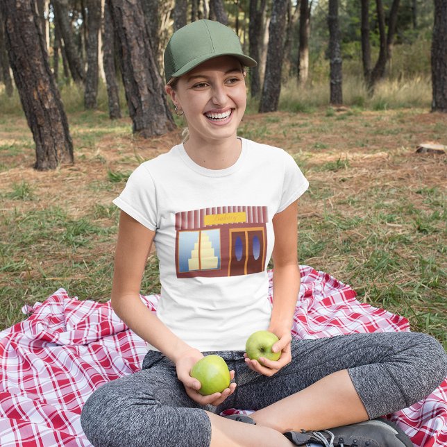 Camiseta Tienda de panaderías Tienda de pasteles delantera (Subido por el creador)