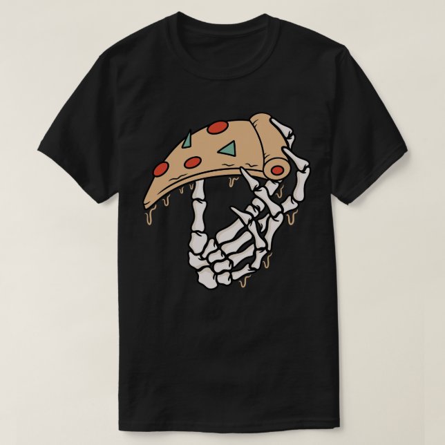 Camiseta Tienda de pizza (Diseño del anverso)
