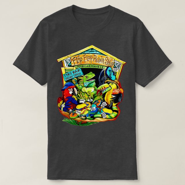 Camiseta Tienda de reparación FlipFlop (Diseño del anverso)