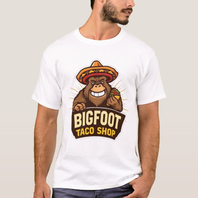 Camiseta Tienda de Tacos Bigfoot (Anverso)
