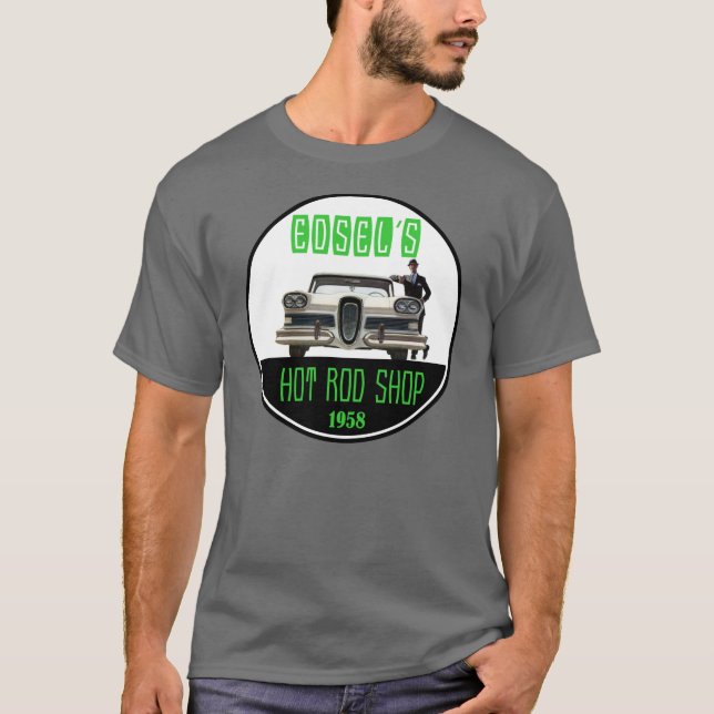 Camiseta Tienda del coche de carreras de Edsel (Anverso)