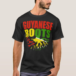 Camiseta Tienda guyanesa raíz regalo de bandera del orgullo