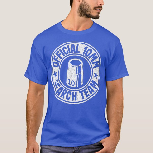 Camiseta Tienda oficial de reparación del equipo de búsqued (Anverso)