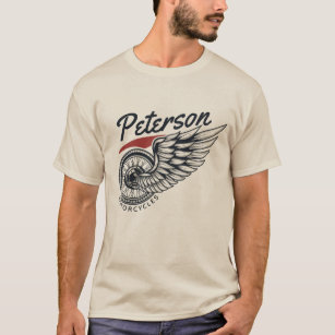Camiseta Tienda personalizada de motocicletas Volando en bi