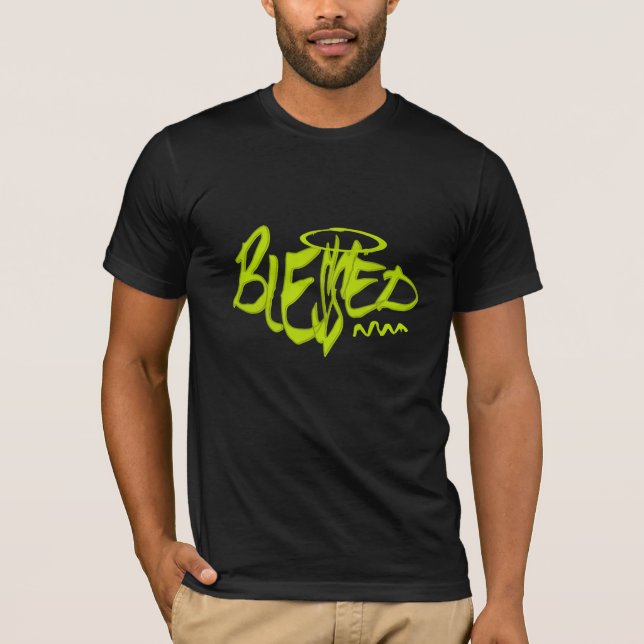 CAMISETA TIENDA "TEE BENDECIDO" AHORA 😉 (Anverso)